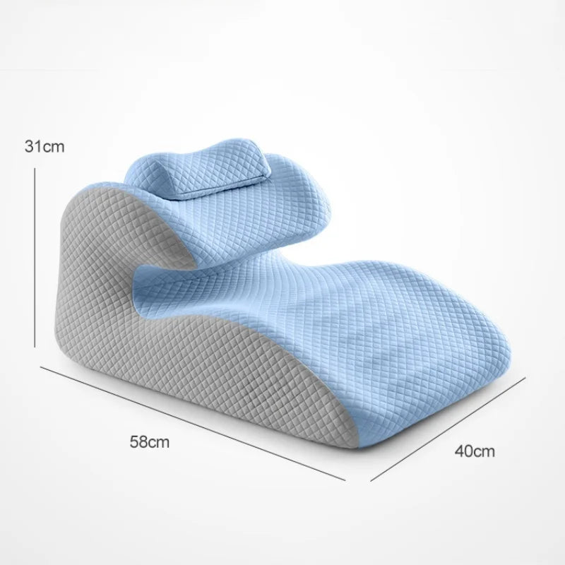 Ergonomic Pillow, Supports Posture in Any Position Cervical Traction Pillows Body Relaxation Anti Snoring, Ideal for Massage