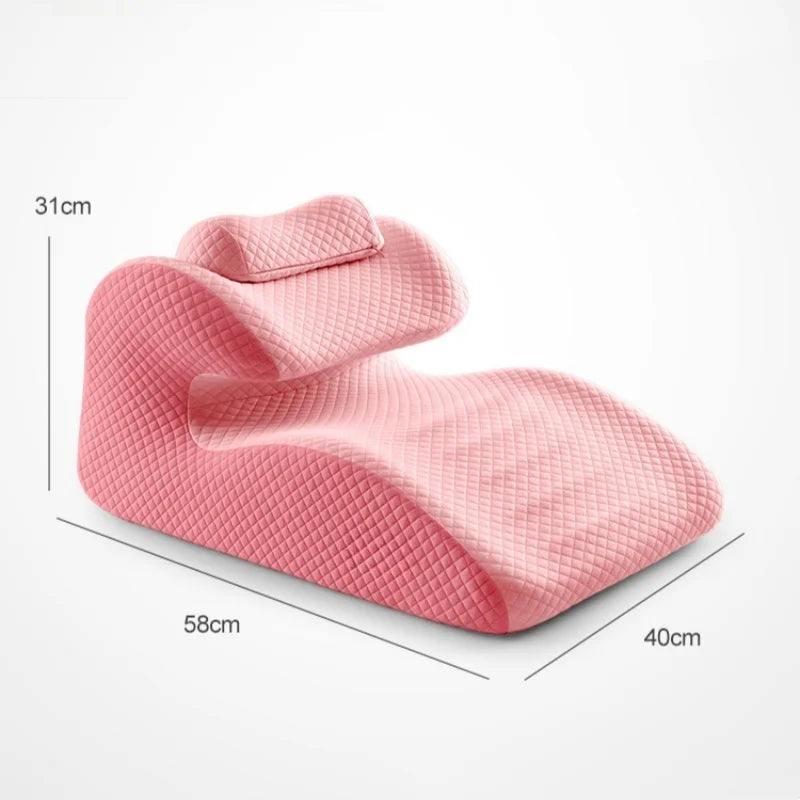 Ergonomic Pillow, Supports Posture in Any Position Cervical Traction Pillows Body Relaxation Anti Snoring, Ideal for Massage